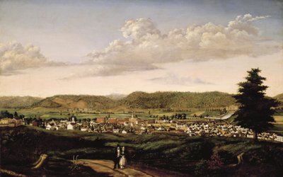 Scene of Corning, New York by J. S. Jennings